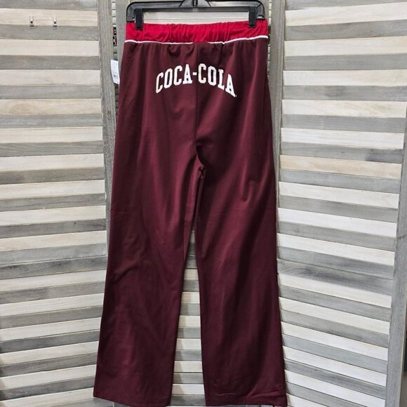 Coca Cola Pants - Women's Coca-Cola Graphic Wide Leg Track Pants | Small